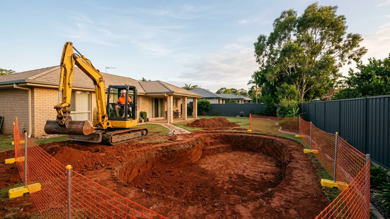 Pool Excavation in Toowoomba